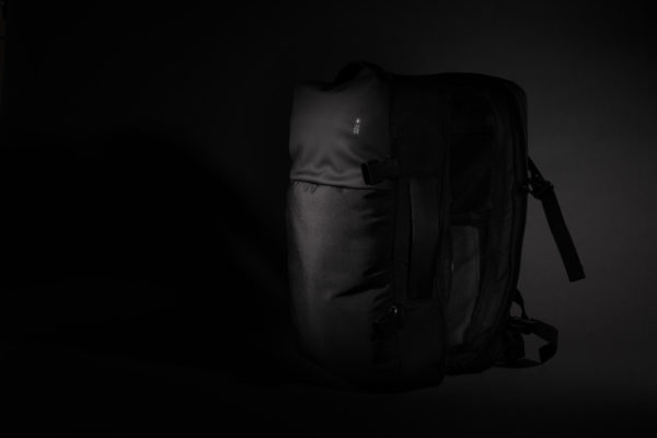 AWARE™ RPET 15.6' expandable weekend backpack, black - Swiss Peak