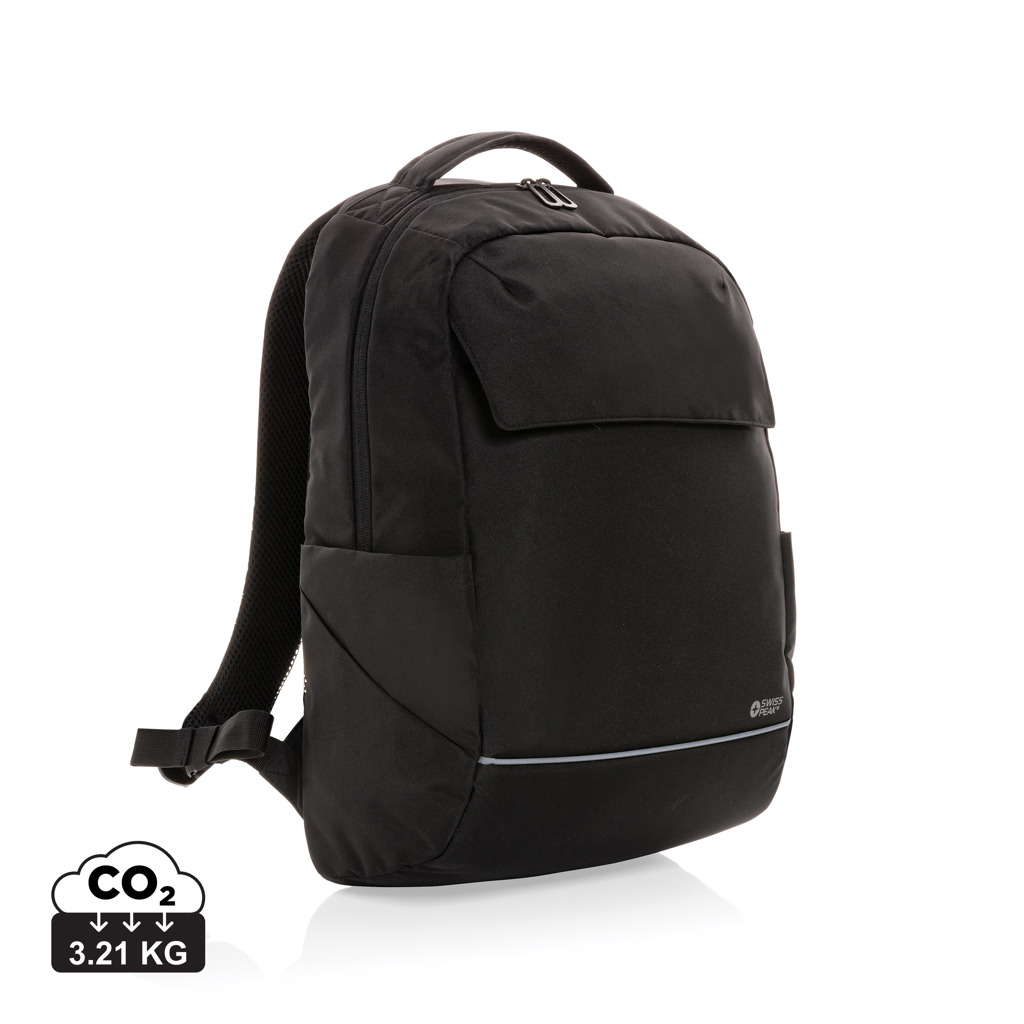 Sac à dos travail/gym Swiss Peak en AWARE™ (noir, rPET, 829g